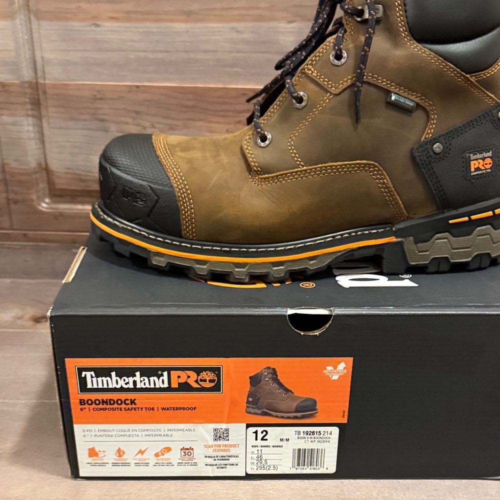 Timberland PRO Boondock Men's Brown and Black Boots